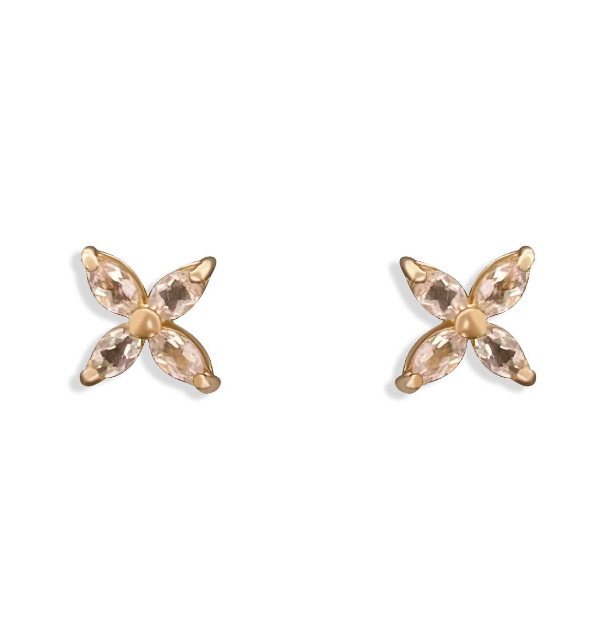 MARQUISE FLOWER STUDS