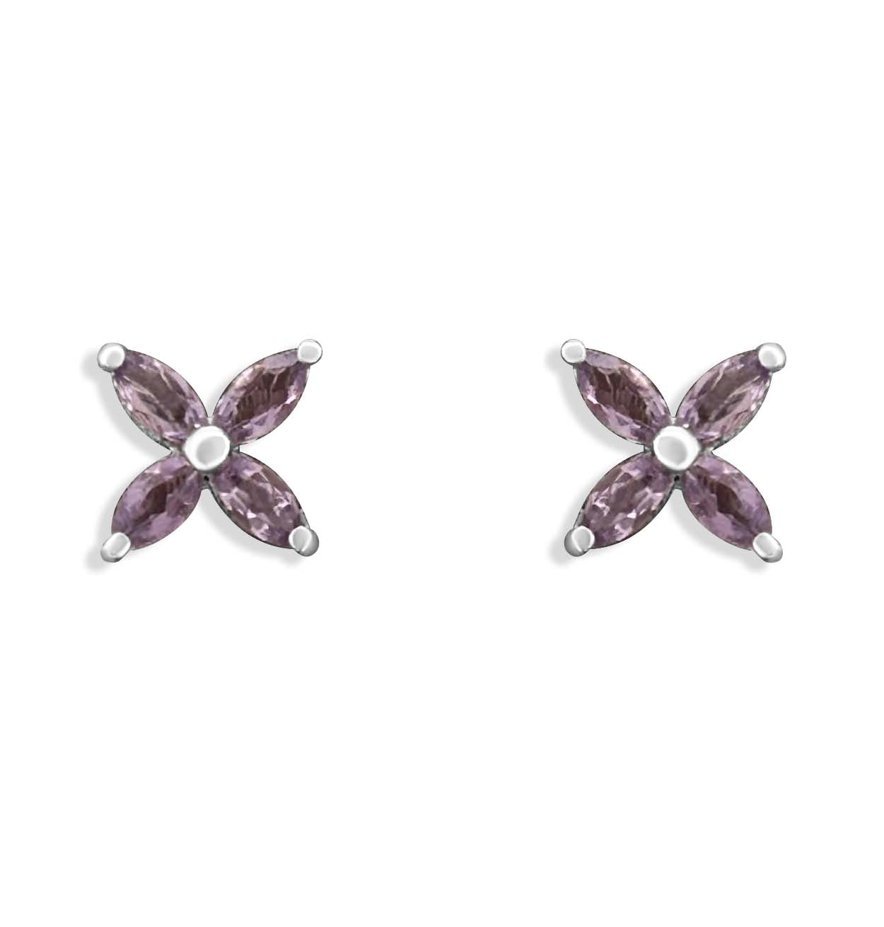 MARQUISE FLOWER STUDS