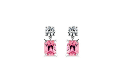 BRILLIANT & RADIANT CUT DROP EARRINGS