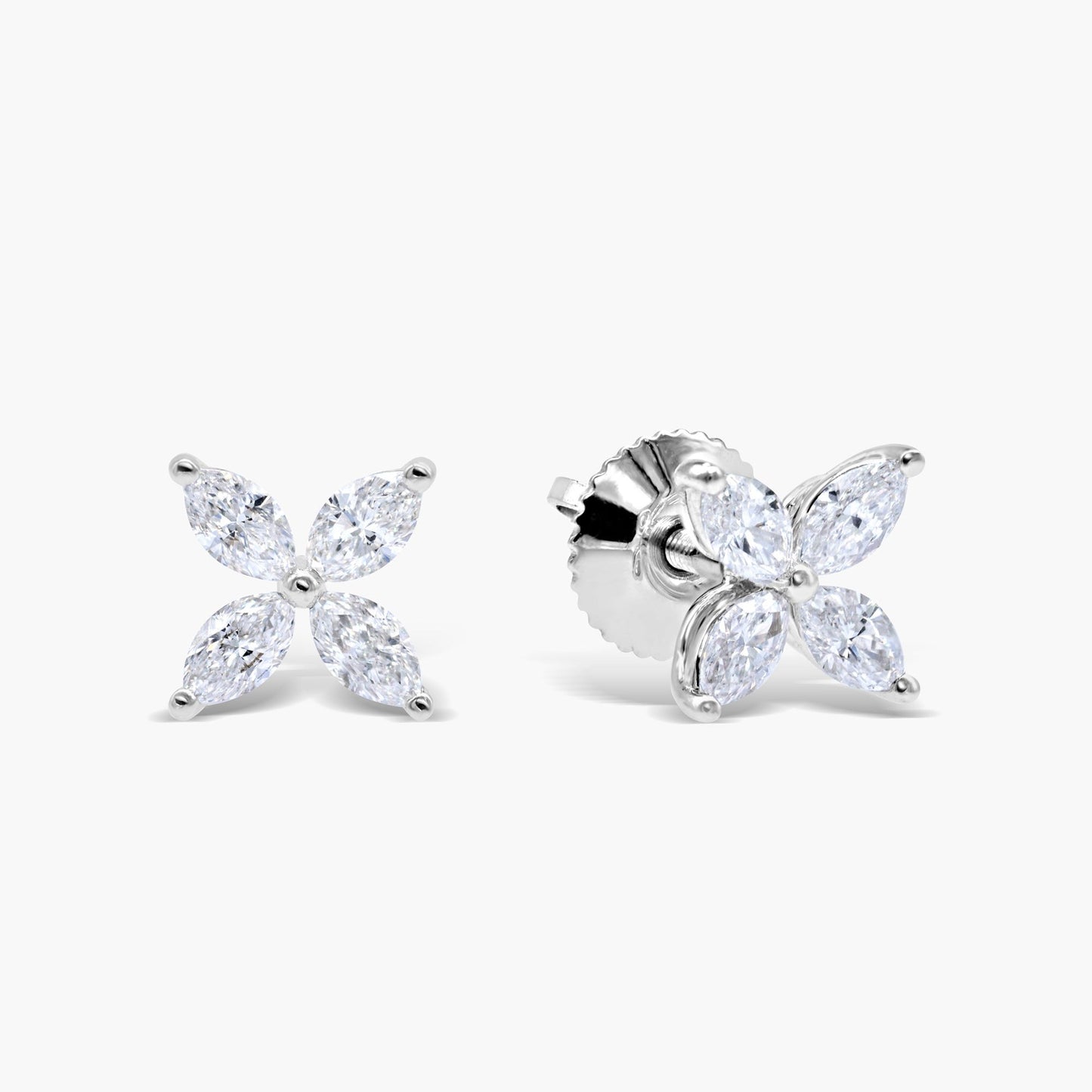 MARQUISE FLOWER STUDS