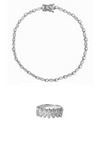 MARQUISE TENNIS BRACELET AND MATCHING MARQUISE ELEGANT RING