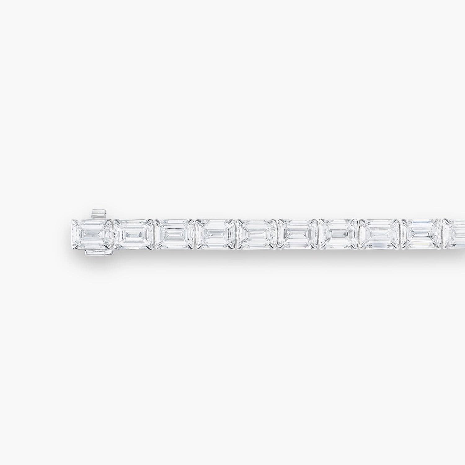 7MM EMERALD CUT TENNIS BRACELET