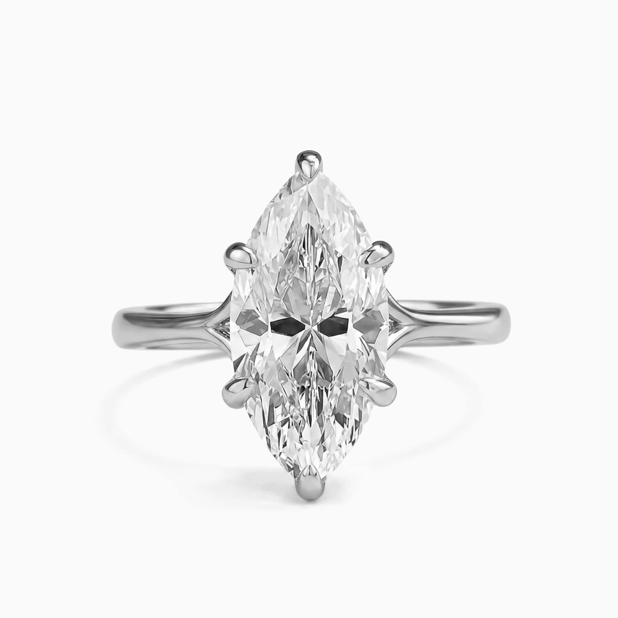 Marquise Ring - White Gold
