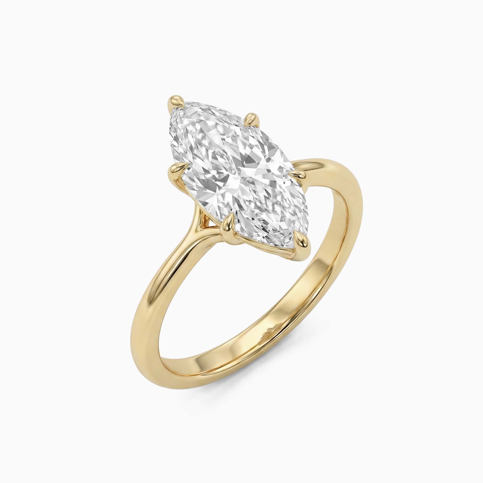 Marquise Ring - White Gold