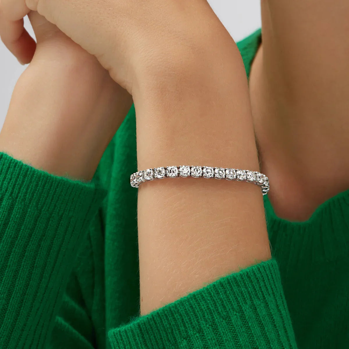 MEN'S 5MM TENNIS BRACELET - SILVER