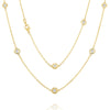 NINE DIAMONDS BY THE YARD NECKLACE