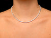 BRILLIANT CUT TENNIS NECKLACE