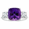 AMETHYST CUSHION CUT TRIO