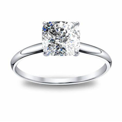 CUSHION CUT SOLITAIR RING