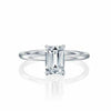 BAGUETTE CUT SOLITAIRE DRESS RING