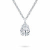 2CT PEARDROP SOLITAIRE NECKLACE