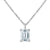 3CT SOLITAIRE BAGUETTE PENDANT