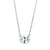 5CT SOLITAIRE OVAL NECKLACE