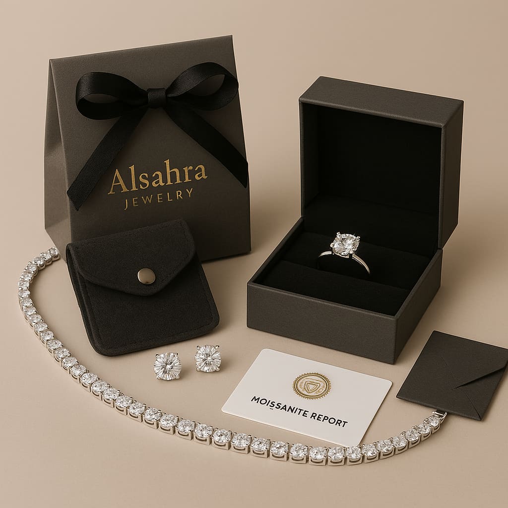 Amira Moissanite Necklace｜1ct