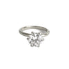 BRILLIANT CUT SOLITAIRE WITH HALF ETERNITY BAND