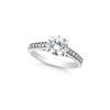 PAVE SET ROUND BRILLIANT RING