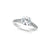 3CT BRILLIANT CUT PAVE RING