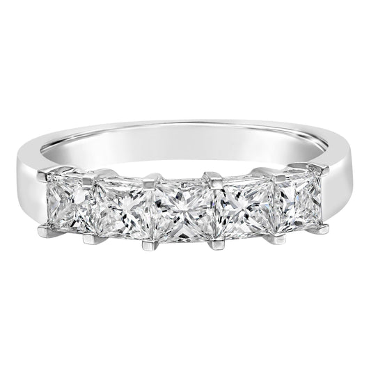 5 STONE PRINCESS CUT RING