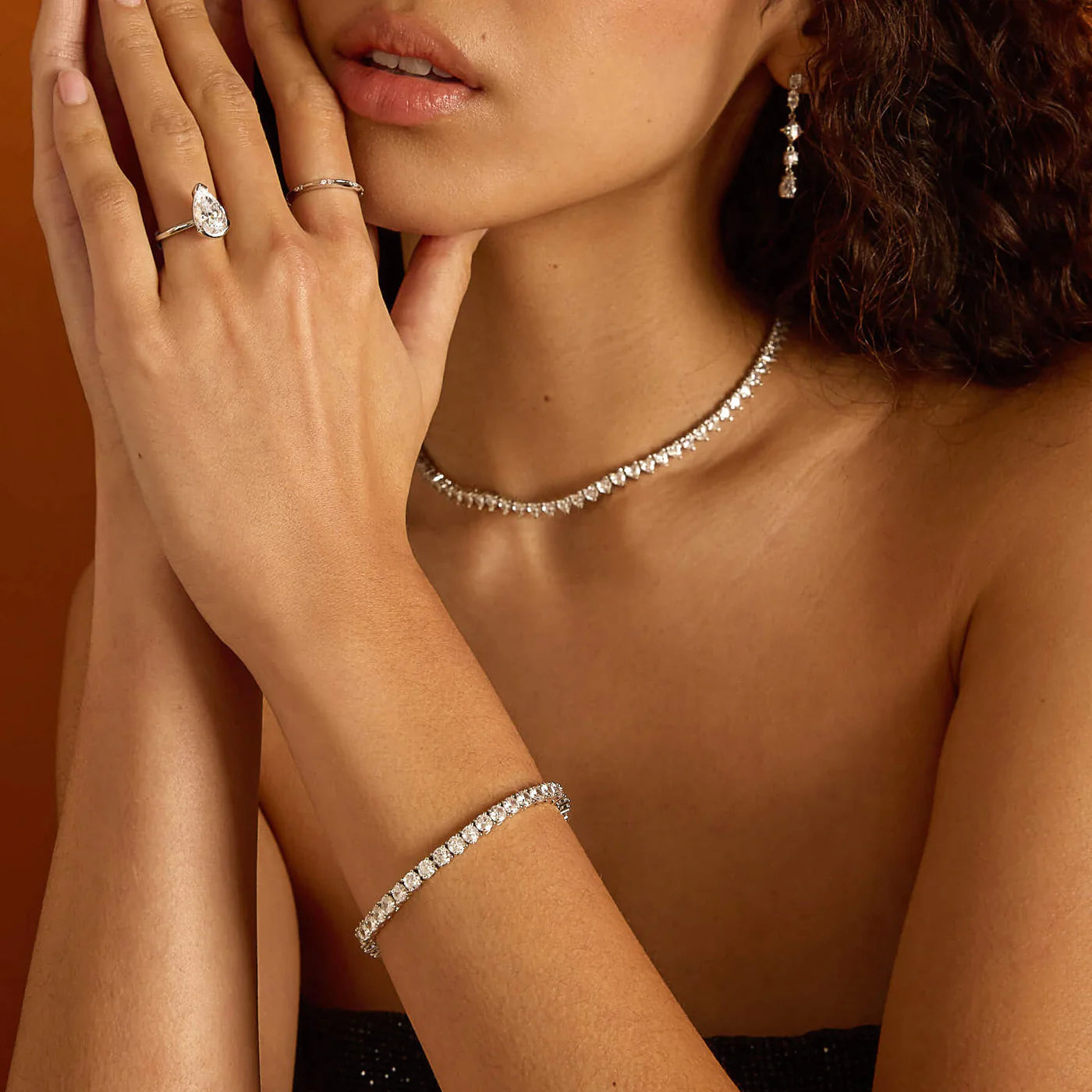 4MM MOISANNITE TENNIS BRACELET - GOLD - D COLOR - VVS1