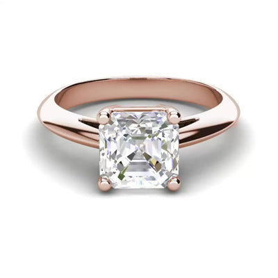 CUSHION CUT SOLITAIR RING