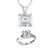 ASSCHER CUT SOLITAIRE RING WITH MATCHING PENDANT