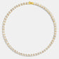 4MM TENNIS NECKLACE - GOLD