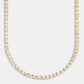 4MM TENNIS NECKLACE - GOLD