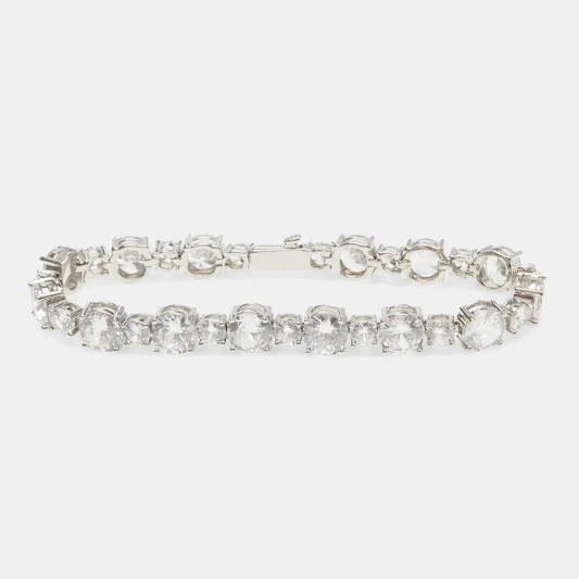 MENS ALTERNATING BRILLIANT TENNIS BRACELET