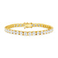 4MM TENNIS BRACELET - GOLD