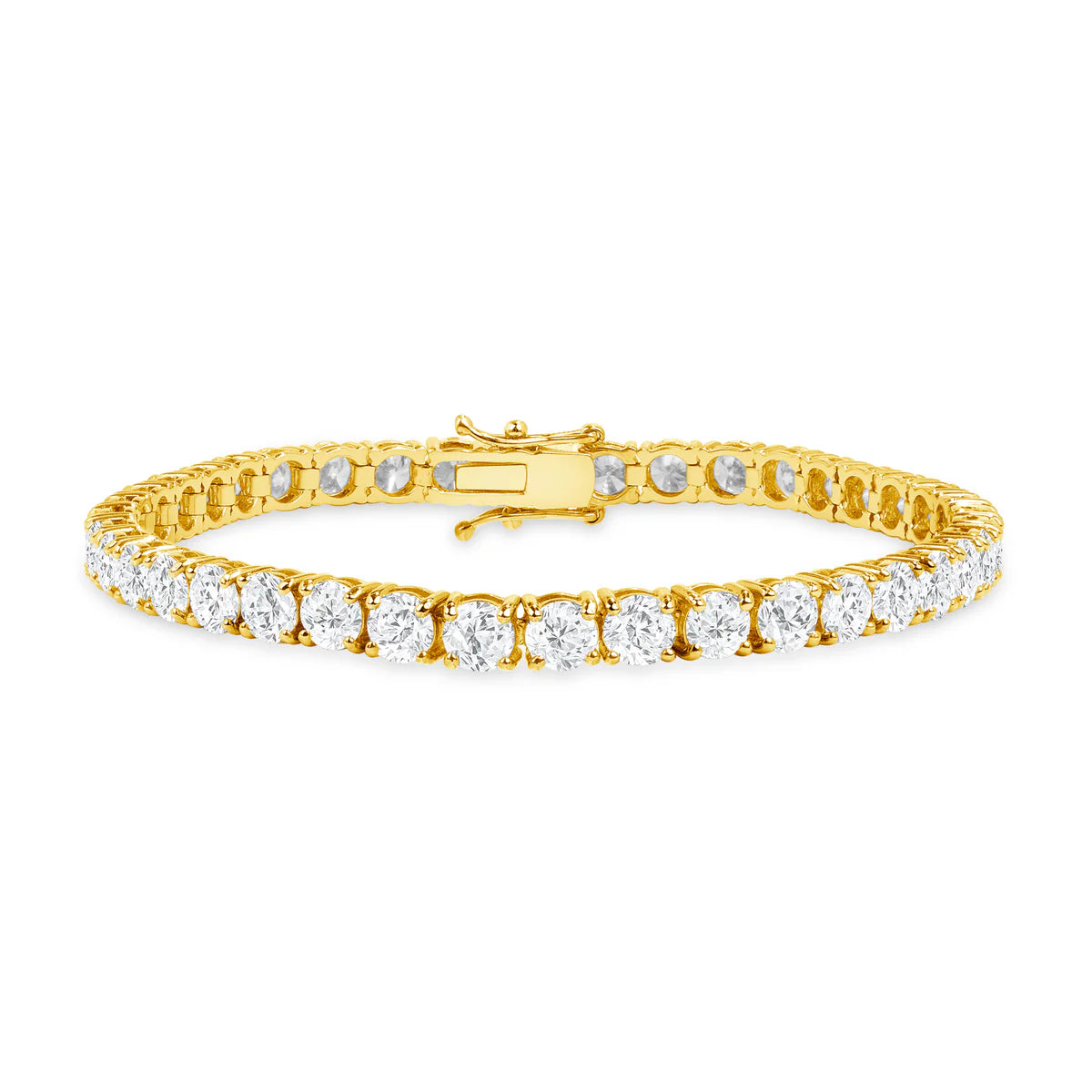 4MM TENNIS BRACELET - GOLD