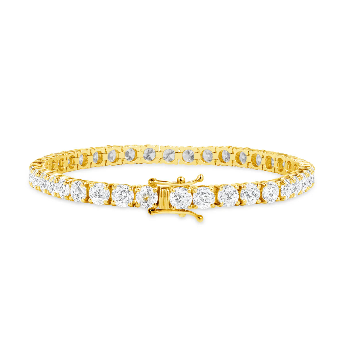 4MM TENNIS BRACELET - GOLD