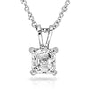 11CT ASSCHER SOLITAIRE PENDANT