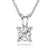 11CT ASSCHER SOLITAIRE PENDANT