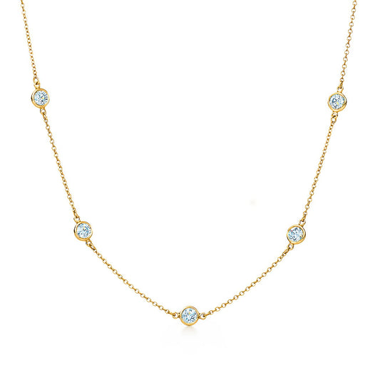 NINE DIAMONDS BY THE YARD NECKLACE