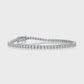 PETITE 2MM TENNIS BRACELET - WHITE GOLD