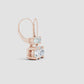 2CT DOUBLE ROUND DROP EARRINGS