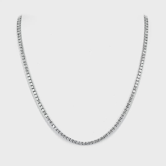 5MM MOISANNITE TENNIS NECKLACE - D COLOR - VVS1