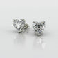 HEART SHAPE STUD EARRINGS