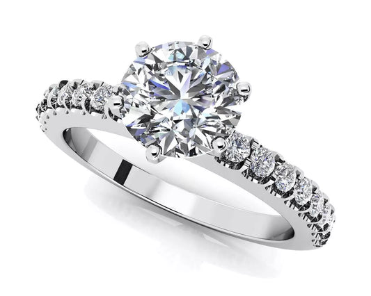 ROUND BRILLIANT SOLITAIRE ENGAGEMENT RING