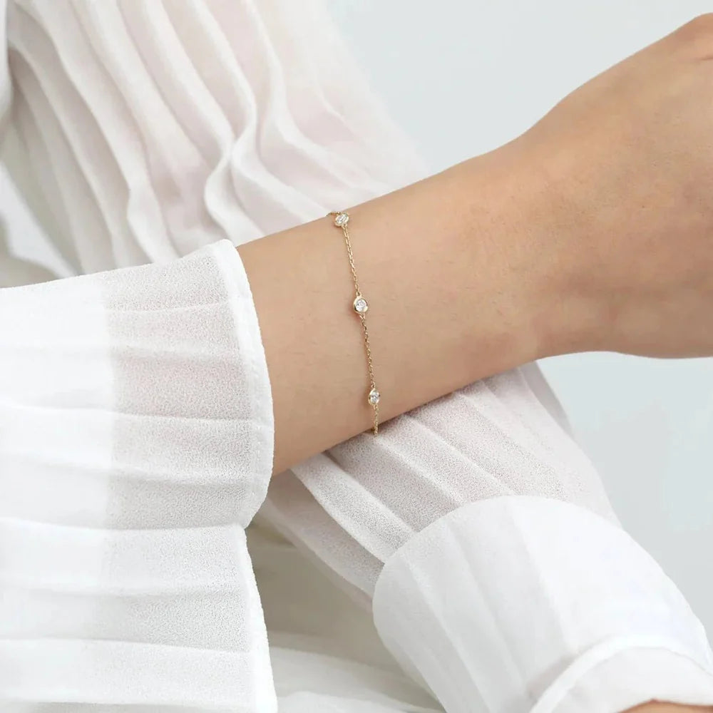 DIAMONDS BY THE YARD ROUND BRACELET